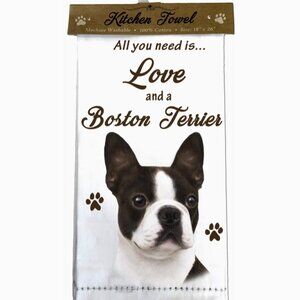 Boston Terrier- Kitchen towel- E&S PETS GIFT